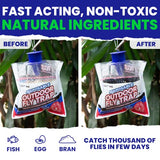 Fly Traps Outdoor Fly Traps. 12 Natural Pre-Baited Fly Bags Outdoor Disposable. Fly Trap Bag Fly Catchers Outdoors. Stable Ranch Fly Trap. Disposable Fly Traps Outdoor Hanging Fly Killer