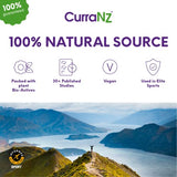 CURRANZ New Zealand Blackcurrant Extract Sports Nutrition Capsules Muscle Recovery Endurance Performance Pre Post Workout (30 Capsules)