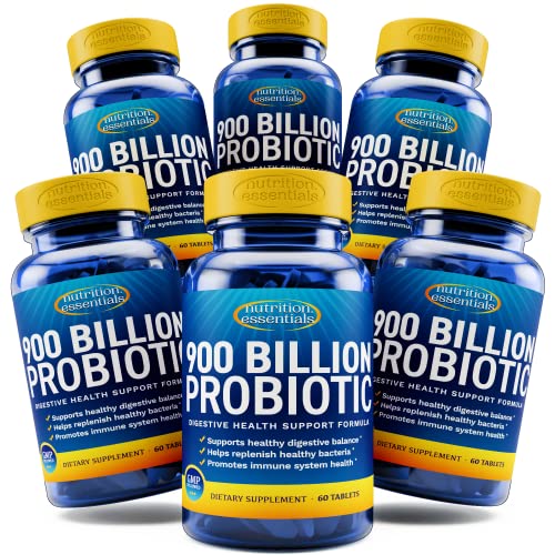 Probiotics for Women and Men - With Natural Lactase Enzyme and Prebiotic Fiber for Digestive Health - 80%+ More Potent Probiotic Supplement for Gut Health Support - Vegan Formula Blend Made in the USA