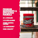 GHOST Legend V2 Pre-Workout Energy Powder, Sonic Cherry Limeade - 25 Servings - Caffeine, L-Citrulline, & Beta Alanine Blend for Energy Focus & Pumps - Free of Soy, Sugar & Gluten, Vegan