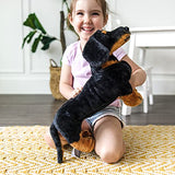 Melissa & Doug Giant Dachshund - Lifelike Stuffed Animal Dog Large