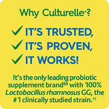 Culturelle Health & Wellness Daily Probiotic Supplement For Men & Women, Helps Support Your Immune System, Occasional Diarrhea, Gas & Bloating, 15 Billion CFUs, Non-GMO, 50 Count