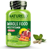 NATURELO Whole Food Multivitamin for Teens - Vitamins and Minerals for Teenage Boys and Girls - Supplement for Active Kids - with Organic Whole Foods - Non-GMO - Vegan & Vegetarian - 180 Capsules