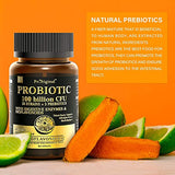 Probiotics with Prebiotics for Men and Women - 35 Strains Organic Probiotic 100 Billion CFU for Gut & Digestive Health, Vegan Acidophilus Probiotic Supplement, Non-GMO Raw Probiotic 120 Capsules