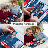 Fidget Blanket for Dementia | Calming & Comforting Dementia Activities for Seniors | Dementia Products for Elderly | Sensory Blanket | Helps with Alzheimer’s, Dementia, Asperger’s, Autism, Anxiety
