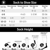 Big and Tall Diabetic Neuropathy Ankle Socks, King Size Mens Athletic Quarter Socks (13-16, White) - 6 Pairs