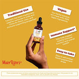 MaryRuth's Turmeric Gold Liquid Drops | USDA Organic | Herbal Blend Liquid Drops | Turmeric Curcumin | Black Pepper Supplement | Immune Suport | Digestive Support | Non-GMO | Vegan | 30 Servings