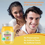 Seamoss Gel, Organic Raw Wildcrafted Irish Seamoss Gel Immune and Digestive Support Vitamin Mineral Antioxidant Supplements, Pineapple Mango 12oz