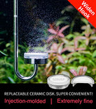 Clscea Aquarium Stainless Steel CO2 Diffuser Atomizer Widen Hook 40cm