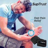 Suptrust Arch Support, Plantar Fasciitis Relief, Unisex Arch Relief Plus with Built-in Orthotic Support, Feet Pain Relief, Flat & Fallen Arches, High Arch, Flat Feet, One Regular Size Fits All