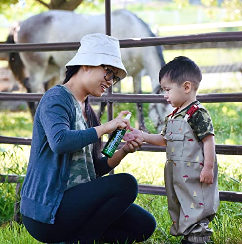 Bug Soother Spray (2, 8 oz) - Natural Insect, Gnat and Mosquito Repellent & Deterrent - Safe Bug Spray for Adults, Kids, Pets, & Environment - Made in USA - Includes 1 oz. Travel Size