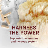 Host Defense, Lion's Mane Capsules, Promotes Mental Clarity, Focus and Memory, Mushroom Supplement, Unflavored, 120