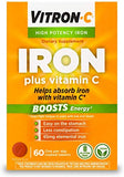Vitron-C - Iron Supplement - 125 mg / 65 mg Strength - Coated Tablet - 60 per Bottle-McK