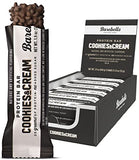 Barebells Protein Bars Cookies & Cream - 12 Count, 1.9oz Bars - Protein Snacks with 20g of High Protein - Chocolate Protein Bar with 1g of Total Sugars - On The Go Protein Snack & Breakfast Bars