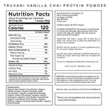 Truvani Organic Vegan Protein Powder Vanilla Chai - 20g of Plant Based Protein, Organic Protein Powder, Pea Protein for Women and Men, Vegan, Non GMO, Gluten Free, Dairy Free (20 Servings)