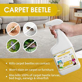 BugPursuit: 24oz Indoor Pest Control, Bug Spray, for Ant, Fly, Flea, Roach, Spider, Moth, Carpet beetle and More, Plant Based Insect Killer for Home & Kitchen Use, Natural Solution, Pets & Family Safe