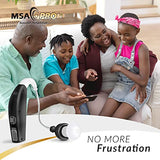 MSA PRO My Tone Sound Amplifier for Personal Use | Rechargeable Ear Amplifier | Up to 20 Hours of Continuous Use | Sound Enhancer with Tips & Cleaning Brush