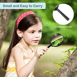 32Pcs Magnifying Glass for Kids, Hand Lens Portable Magnifying Glasses for Science Class, Outdoor Activities, Party, Reading IRCHLYN (Black)