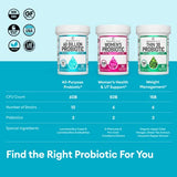 Physician's CHOICE Probiotics 60 Billion CFU - 10 Strains + Organic Prebiotics - Digestive & Gut Health - Supports Occasional Constipation, Diarrhea, Gas & Bloating - For Women & Men - 30ct