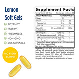 Nordic Naturals ProOmega-D, Lemon Flavor - 90 Soft Gels - 1280 mg Omega-3 + 1000 IU D3 - High-Potency Fish Oil - EPA & DHA - Brain, Eye, Heart, Joint, & Immune Health - Non-GMO - 45 Servings