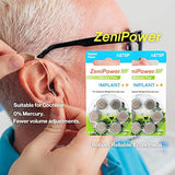 ZeniPower Mercury Free (0% Hg) Extra High Power Cochlear Implant BTE Speech Processor Batteries Zinc Air 1.4V Size 675P, 675CI, Implant Plus (240 Batteries)