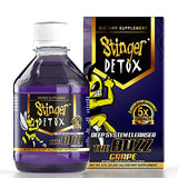 Stinger Detox Buzz 5X Extra Strength Drink – Grape Flavor –Liquid, 8 FL OZ