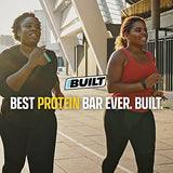 Built Bar 12 Pack High Protein Energy Bars | Gluten Free | Chocolate Covered | Low Carb | Low Calorie | Low Sugar | Delicious Protien | Healthy Snack (Coconut Puff)