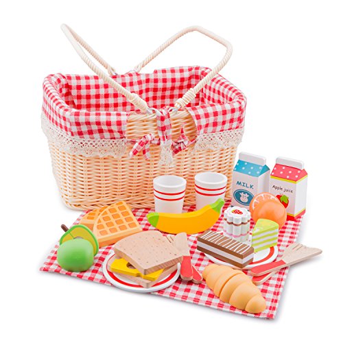 New Classic Toys Picnic Set - Pretend Play Toy for Kids Cooking Simula