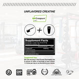 MUSCLE FEAST Creapure Creatine Monohydrate Powder | Premium Pre-Workout or Post-Workout | Easy to Mix, Gluten-Free, Safe and Pure, Kosher Certified (2lb, Unflavored)