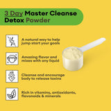 Grass Root Naturals Master Cleanse Detox Powder- Lemonade Detox 3-Day Plant-Based Supplement with Lemon, Maple Syrup, and Cayenne Diet, 6.34oz Container