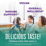 MaryRuth's Immune Support Gummy | USDA Organic | Vitamin C | Zinc | and Elderberry | for Kids Ages 4+ | Vegan | Non-GMO | Gluten Free | 60 Count
