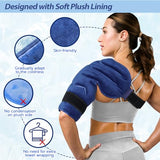 KingPavonini Shoulder Ice Pack Rotator Cuff Cold Therapy, Reusable Gel Ice Pack for Shoulder Injuries, Shoulder Ice Pack Wrap for Pain Relief, Swelling, Shoulders Surgery, Tendonitis, Bursitis, Blue