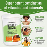 NaturalSlim Metabolic Vitamins - Combination of High Potency Multivitamins, Minerals, B Complex, Msm, & Digestive Formula Supplements for Men & Women - Energy & Metabolism Support -Capsule,1 Pack