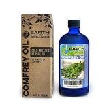 Organic Comfrey Oil – Raw, Infused, Pressed Herbal Oil - Organic Comfrey Leaf & Organic Sunflower Seed Oil (4 fl. oz)