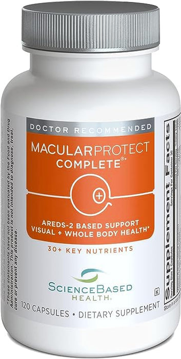 MacularProtect Complete All-in-One AREDS 2 Vitamin & Mineral Supplement and Whole Body Multinutrient - 120 Capsules