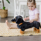 Melissa & Doug Giant Dachshund - Lifelike Stuffed Animal Dog Large