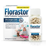 Florastor Daily Probiotic Supplement for Men and Women – Saccharomyces Boulardii lyo CNCM I-745 (500 mg; 100 Capsules)