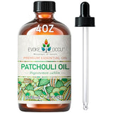 EVOKE OCCU Patchouli Essential Oil 4 Oz, Pure Patchouli Oil for Diffuser Skin Fragrance DIY Candle Soap Making- 4 FL Oz