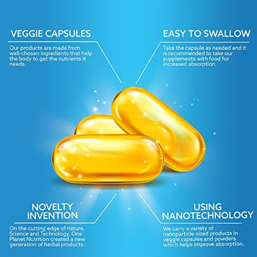 One Nutrition Nano Curcumin Capsules — 500 mg Family Size, Turm