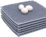 Duncan's Chicken Nesting Pads (6 PACK) - Dura-Pad Poultry Mats for Bedding and Laying Eggs - Chickens, Ducks, and Hens - Washable Reusable Box Liners with Air Circulation and Waste Filtering