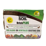 WONDER SOIL | Organic Coco Coir Brick | The Only Ready to Plant Compressed Coco Coir Fully Loaded with Nutrients | 3 Bricks Expands to 7.5 Gallons | Incl Worm Castings & Nutrients | 3 Pack