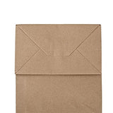 bagmad 100 Pack 8x4.75x10 inch Plain Medium Paper Bags with Handles Bulk, Brown Kraft Bags, Craft Gift Bags, Grocery Shopping Retail Bags, Birthday Party Favors Wedding Bags Sacks (Brown, 100pcs)