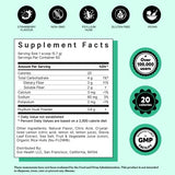 ColonBroom Psyllium Husk Powder Colon Cleanser - Vegan, Gluten Free, Non-GMO Fiber Supplement - Safe Colon Cleanse for Constipation Relief, Bloating Relief & Gut Health (60 Servings)