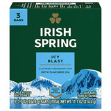 Irish Spring Bath Bar, Icy Blast 3.75 Oz, 3 x 3.75 oz bars