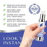 Anti-Aging Rapid Reduction Eye Cream, Visibly and Instantly Reduces Wrinkles, Under-Eye Bags, Dark Circles in 120 Seconds, Hydrates & Lifts Skin (Rapid Anti-Aging Cream [0.34oz])