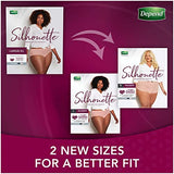 Depend Silhouette Adult Incontinence and Postpartum Underwear for Women, Small, Maximum Absorbency, Purple, 60 Count, Packaging May Vary