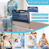Double Bed Rail U Bar for Medical Bed Safety Assisting Rails Bed Support for Elderly Adults Under Mattress Handrail Hospital Dual Bed Railings for Seniors Twin Full Queen Bed Guard Adjustable Rail