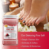 SPA REDI - Detox Foot Soak Pedicure and Bath Fine Salt, Pomegranate, 128 Oz - Made with Dead Sea Salts, Argan Oil, Coconut Oil, and Essential Oil - Hydrates, Softens and Moisturizes