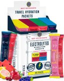 KEY NUTRIENTS Electrolytes Powder Packets No Sugar - 4 Delicious Flavors in Hydration Packets 40 Pack - No Calories, Gluten Free Electrolytes Powder Packets - Keto Friendly, Non GMO, Made in USA