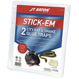 J T Eaton 100N-6 Stick-Em City Rat and Snake Glue Traps